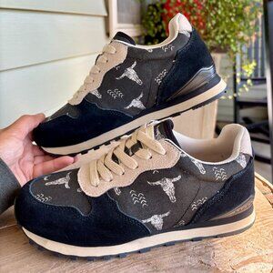 ✙NWT✙ Roper Giddy Up Longhorn Shoes [Black]